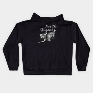 Save the Kangaroo Kids Hoodie